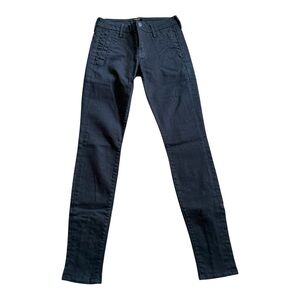 Mother Denim The Welt Zip Muse in Midnight At The Oasis Size 25
